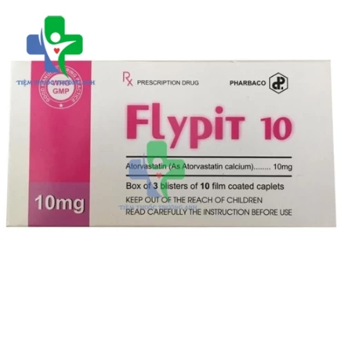 Flypit 10mg - Hỗ trợ điều trị tăng Cholesterol trong máu hiệu quả