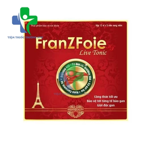 FranZFoie HT Santex - Hỗ trợ giải độc gan, tăng cường chức năng gan