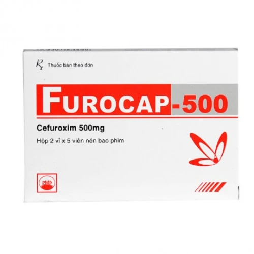 FUROCAP 500mg - Thuốc kháng sinh điều trị nhiễm khuẩn đường hô hấp hiệu quả