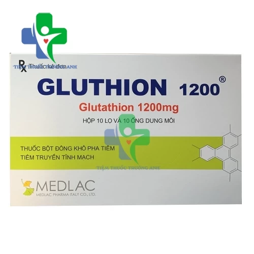 Thuốc bột pha tiêm Gluthion Medlac 1200mg