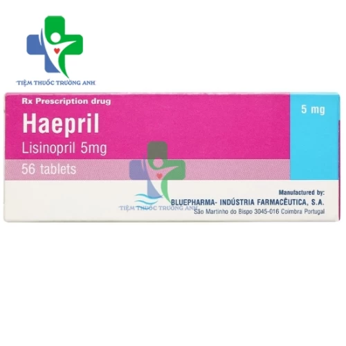 Haepril 5mg Bluepharma - Thuốc điều trị tăng huyết áp