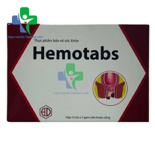 Hemotabs - Hỗ trợ tăng sức bền thành mạch, giảm nguy cơ táo bón