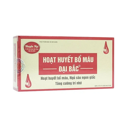 Hoạt huyết bổ máu Đại Bắc - Thuốc hỗ trợ tăng cường lưu thông máu