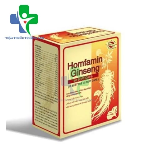 Homfamin Ginseng Mediphar - Hỗ trợ tăng cường sức đề kháng hiệu quả