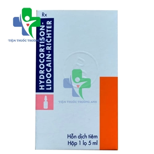 Hydrocortison-Lidocain-Richter 5ml - Thuốc kháng viêm, ức chế miễn dịch