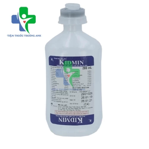 Dung dịch Kidmin Inf.200ml - Bổ sung acid amin cho bệnh nhân suy thận