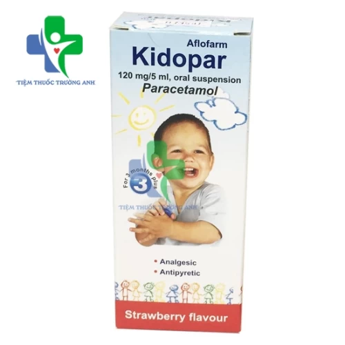 Kidopar 120mg/5ml - Thuốc giảm đau, hạ sốt hiệu quả