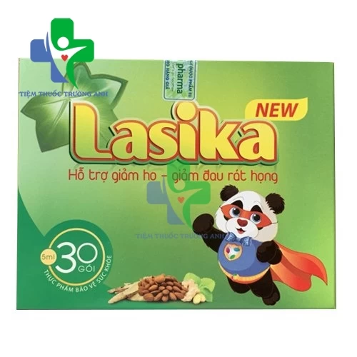 Lasika New - Hỗ trợ điều trị ho, viêm họng hiệu quả