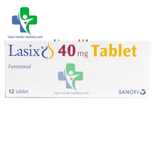 Lasix 40mg - Thuốc chống phù nề hiệu quả