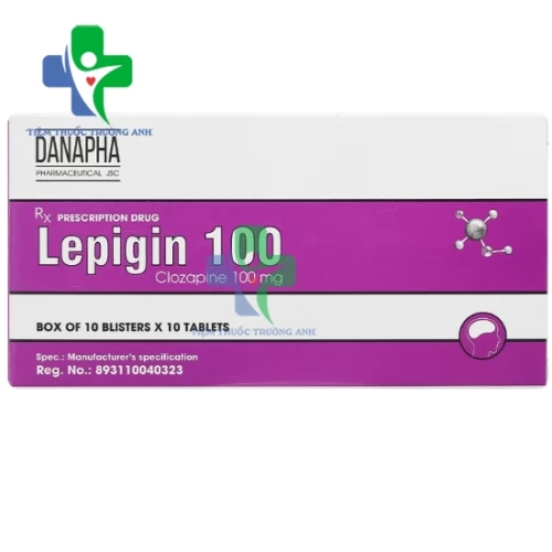 Lepigin 100 Danapha - Ðiều trị tâm thần phân liệt mãn tính