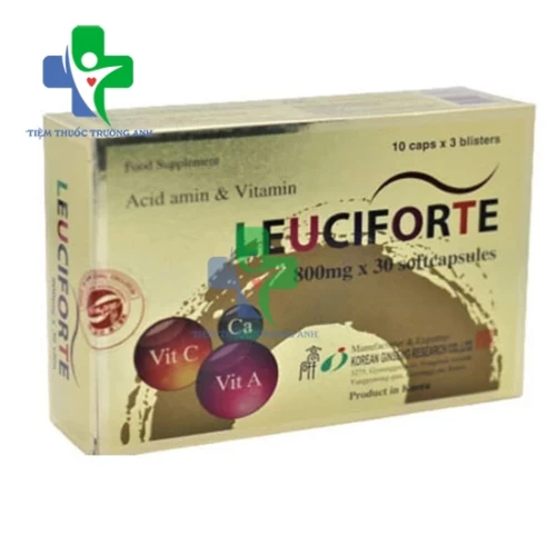 Leuciforte - Bổ sung vitamin và khoáng chất, tăng cường sức đề kháng
