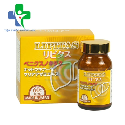 Lipitas JpanWell - Giúp giảm mỡ, Cholesterol và Triglyceride trong máu