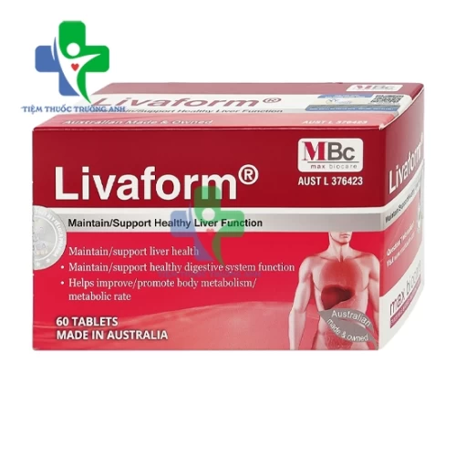 Livaform - Giúp bổ gan, giải độc gan hiệu quả