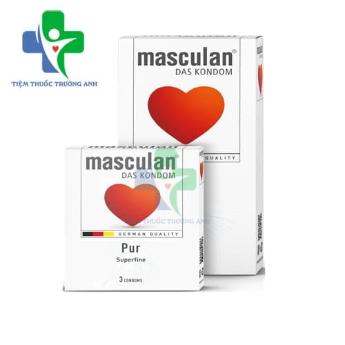 Masculan Pur Superfine - Bao cao su siêu mỏng của Đức