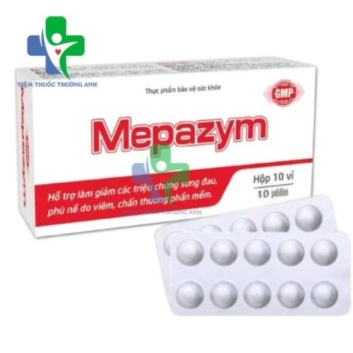 Mepazym Viheco - Hỗ trợ giảm viêm, giảm phù nề