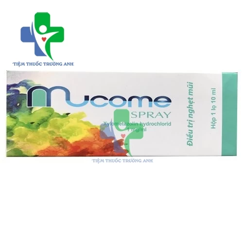 Mucome spray CPC1 Hà Nội - Thuốc giảm tạm thời tình trạng nghẹt mũi (10 hộp)