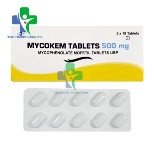 Mycokem tablets 500mg - Thuốc ức chế miễn dịch, ngăn ngừa tình trạng thải ghép