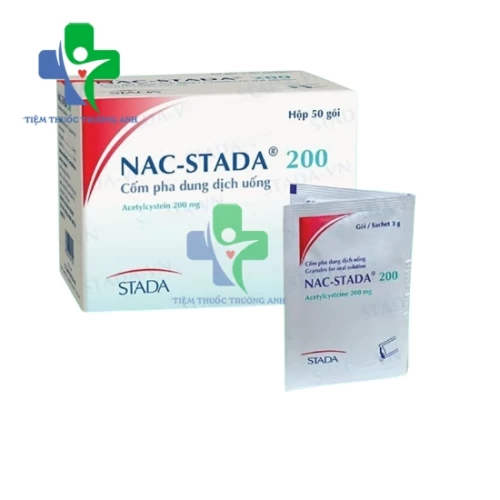 NAC-Stada 200 - Thuốc điều trị viêm phế quản hiệu quả của Stada