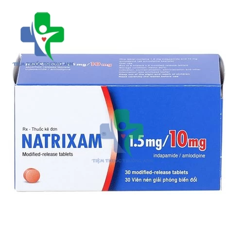 Natrixam 1.5mg/10mg - Điều trị bệnh huyết áp cao hiệu quả