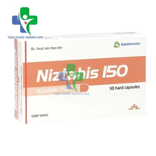 Niztahis 150 Agimexpharm - Điều trị duy trì loét tá tràng