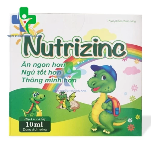 Nutrizinc 10ml - Bổ sung kẽm, phát triển trí não cho trẻ 