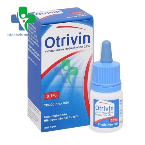 Otrivin 0.05% - Thuốc nhỏ mũi, nghẹn mũi của Thụy Sỹ