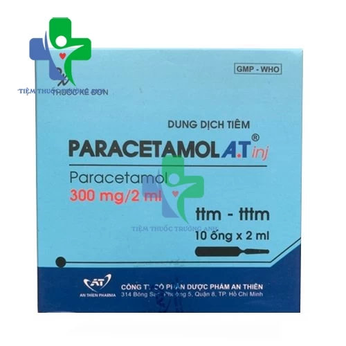 Paracetamol A.T inj 300mg/2ml - Thuốc giảm đau, hạ sốt