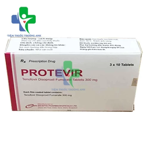 Protevir - Thuốc kháng virus HIV và điều trị viêm gan B hiệu quả