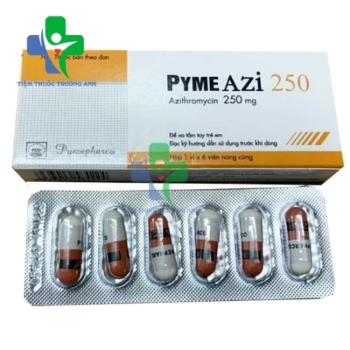 PymeAZI 250 - Thuốc kháng sinh trị nhiễm khuẩn hiệu quả