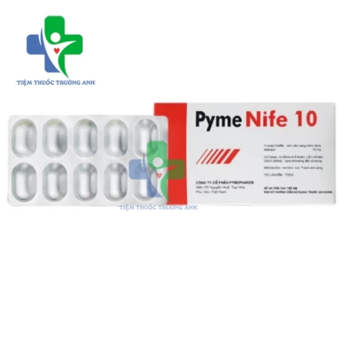 PymeNife 10 - Thuốc điều trị đau thắt ngực hiệu quả của Pymepharco