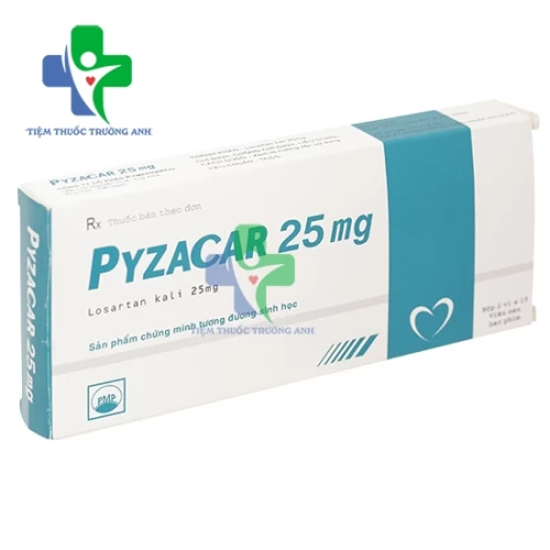 Pyzacar 25 - Thuốc điều trị tăng huyết áp hiệu quả của Pymepharco