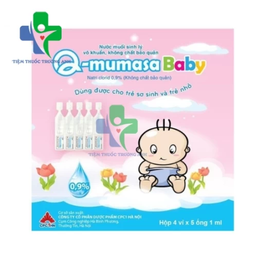 Q-mumasa baby 0,9% 10ml CPC1HN - Thuốc nhỏ mắt, giảm mỏi mắt