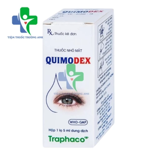 Quimodex Traphaco - Thuốc nhỏ mắt điều trị nhiễm khuẩn ở mắt