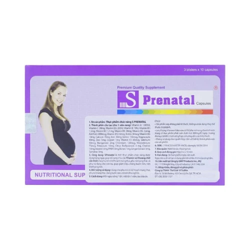 Viên Uống Bổ Sung Vitamin Và Khoáng Chất Cho Bà Bầu S-Prenatal