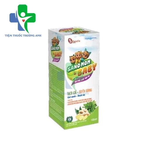 Sanomom & Baby - Hỗ trợ giảm các triệu chứng viêm phế quản