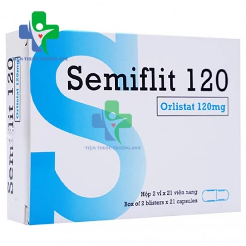 Semiflit 120 Pymepharco - Thuốc điều trị thừa cân cho bệnh nhân béo phì