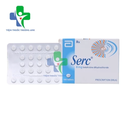 Serc 8mg -Thuốc điều trị hoa mắt, chóng mặt, rối loạn tiền đình của Pháp
