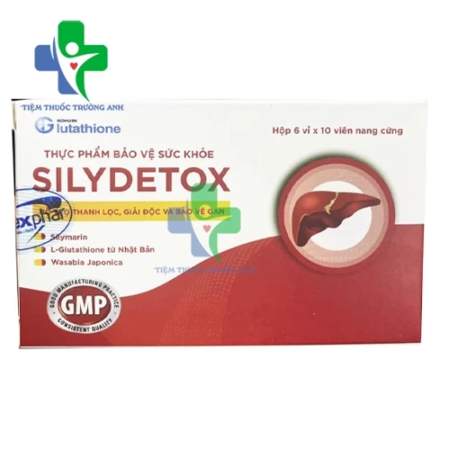 Silydetox Hộp 60 Viên Dolexphar - Hỗ trợ giải độc gan, bảo vệ gan