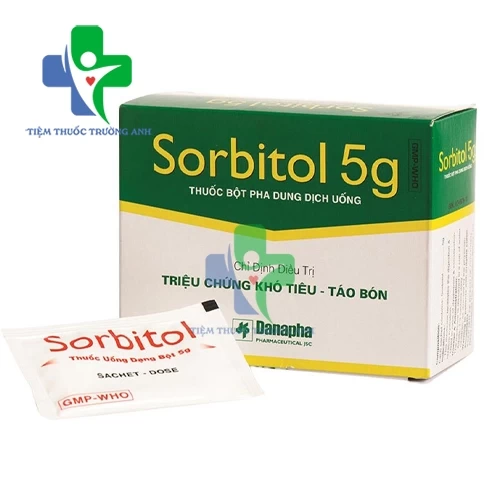 Sorbitol 5g Danapha - Điều trị triệu chứng táo bón và khó tiêu