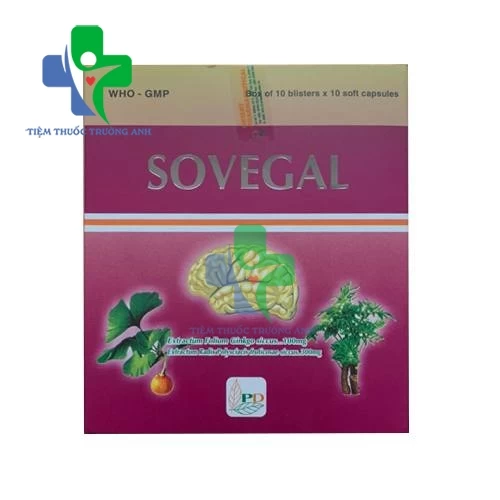 Sovegal - Hỗ trợ điều trị suy giảm trí nhớ hiệu quả