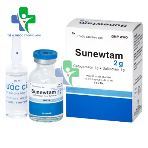 Sunewtam 2g Bidiphar - Điều trị nhiễm trùng đường hô hấp