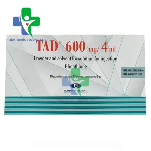 Tad 600mg/4ml Biomedica Foscama - Thuốc điều trị nhiễm độc thủy ngân