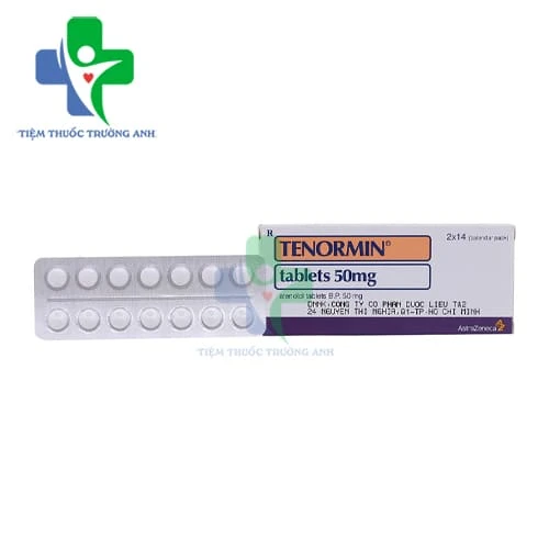 Tenormin 50mg AstraZeneca - Thuốc điều trị tăng huyết áp