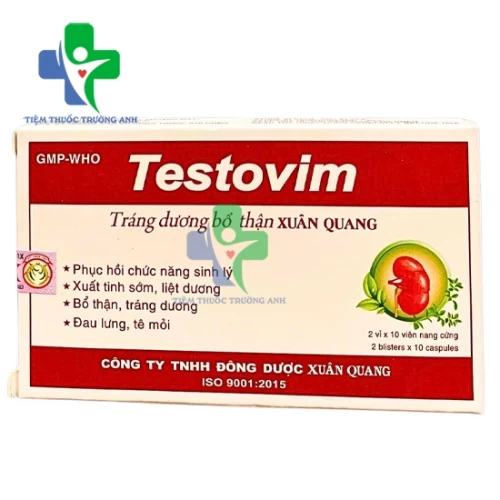 Testovim - Điều trị giúp bổ thận tráng dương