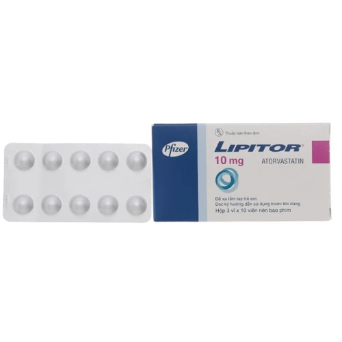 Thuốc mỡ máu của Mỹ Lipitor 10mg