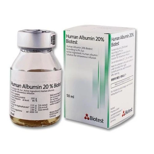 Thuốc truyền tĩnh mạch Albutein 20% x 50ml