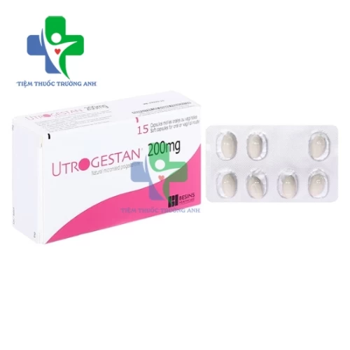 Utrogestan 200mg Besins - Thuốc trị rối loạn kinh nguyệt, dọa sảy thai