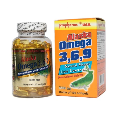 Viên Dầu Cá Omega 3,6,9 Alaska 1000Mg 100 Viên