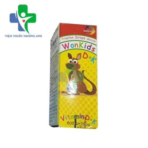 WonKids D+K - Bổ sung canxi giúp xương và răng chắc khỏe