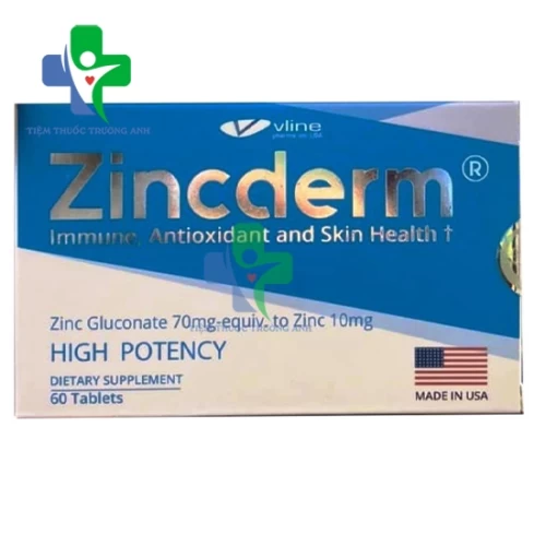 Zincderm - Giúp bổ sung kẽm và tăng cường sức đề kháng